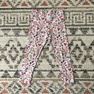 ☀️3 for $20 Isaac Mizrahi Pink and Red Boho Floral Leggings